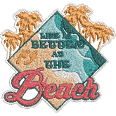Life-is-Better -Vacation - Embroidery Design - FineryEmbroidery